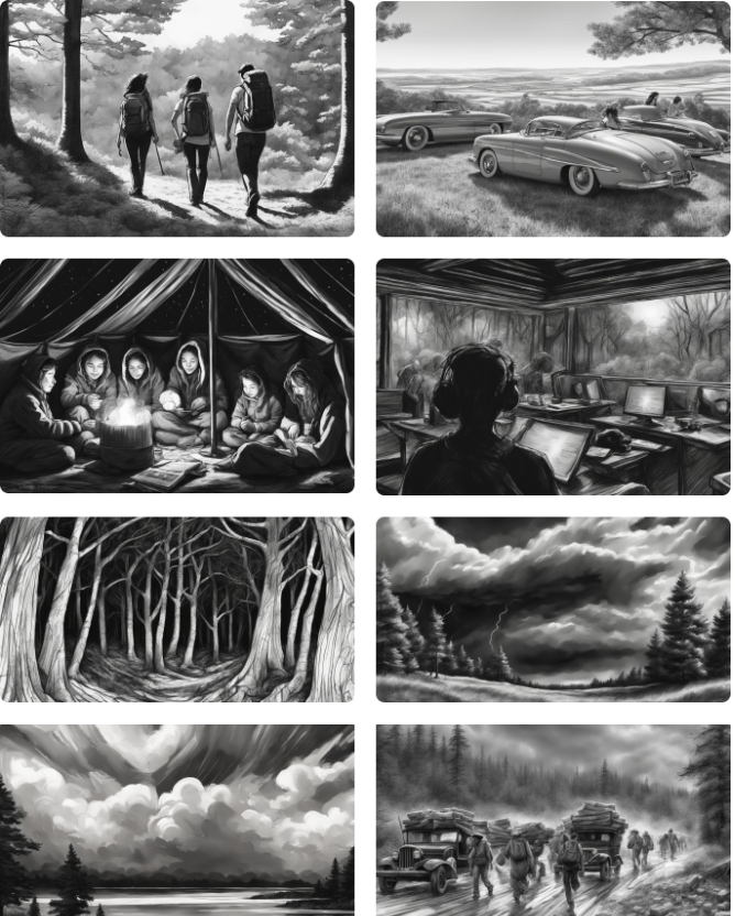 Generated Storyboard Screen of storyboard ai